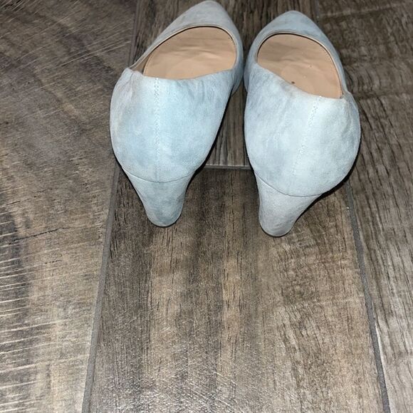 Botkier Stella suede leather cool blue pointy toe approximately 3” heels. - Picture 3 of 8